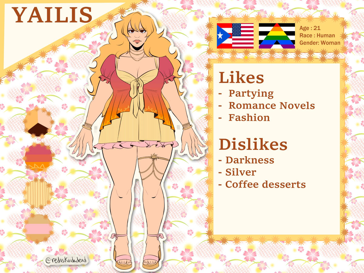 Art Fight character sheet